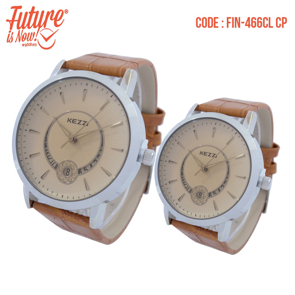 FINX-466 CL CP Jam Tangan Couple Pria dan Wanita Analog - Leather Strap/ FINX-463 CL CP