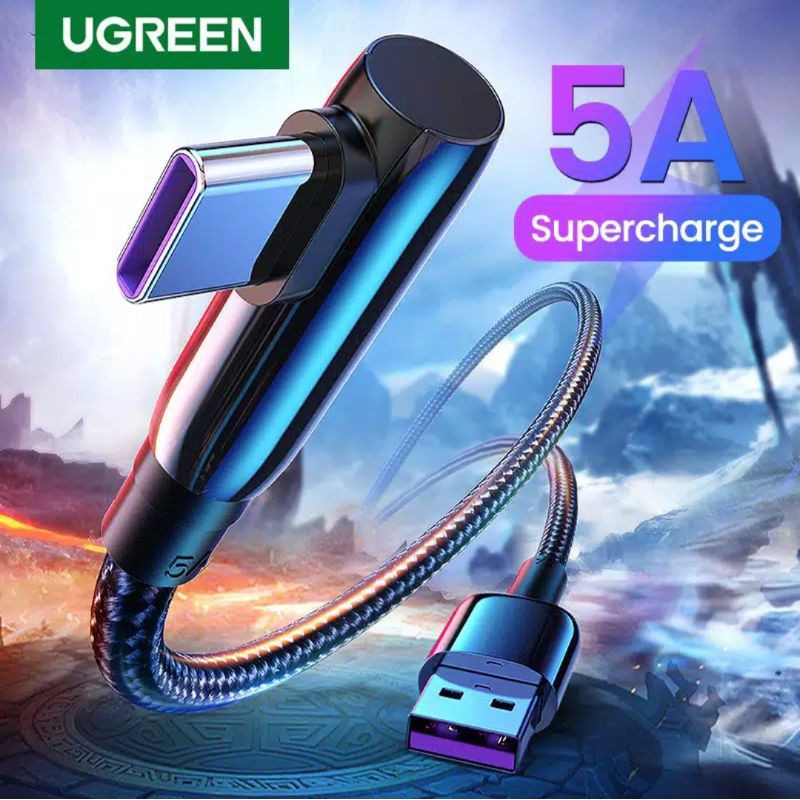 Ugreen Kabel Charger Type C 5A Super Fast Charging for Huawei Ugreen Kabel Usb C 5A Original