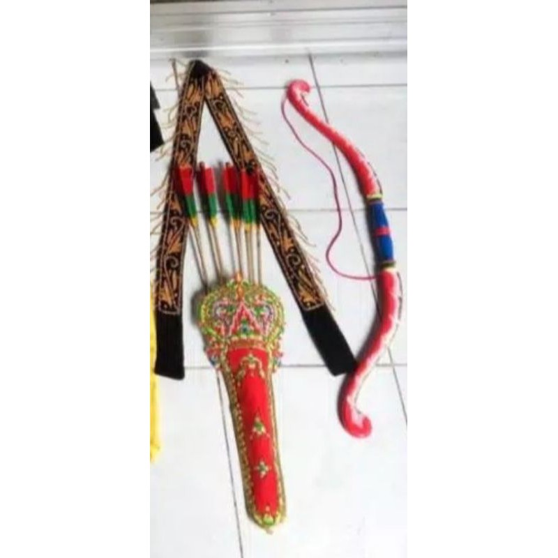 Kostum Tari Arjuna - Satu Set Kostum Wayang Orang Arjuna