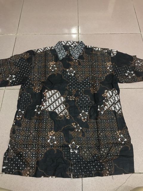 Bswart Batik Hrb026 Kenongo Padi Pekalongan M L Xl Batik Pria Murah Modern Grosir