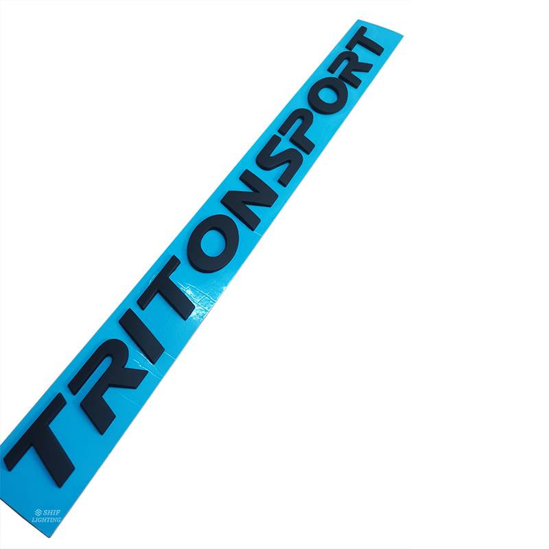 1 x ABS TRITON SPORT TRITONSPORT Car Auto Front Hood Decorative Emblem Badge Sticker Decal Replacement For MITSUBISHI