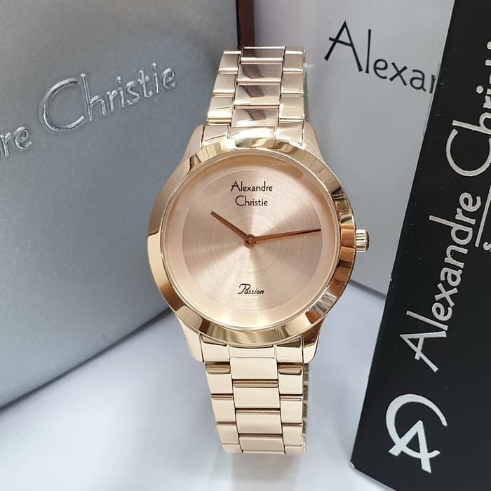 [Free Baterai] JAM TANGAN WANITA ALEXANDRE CHRISTIE AC 2784 ORIGINAL GARANSI RESMI 1 TAHUN