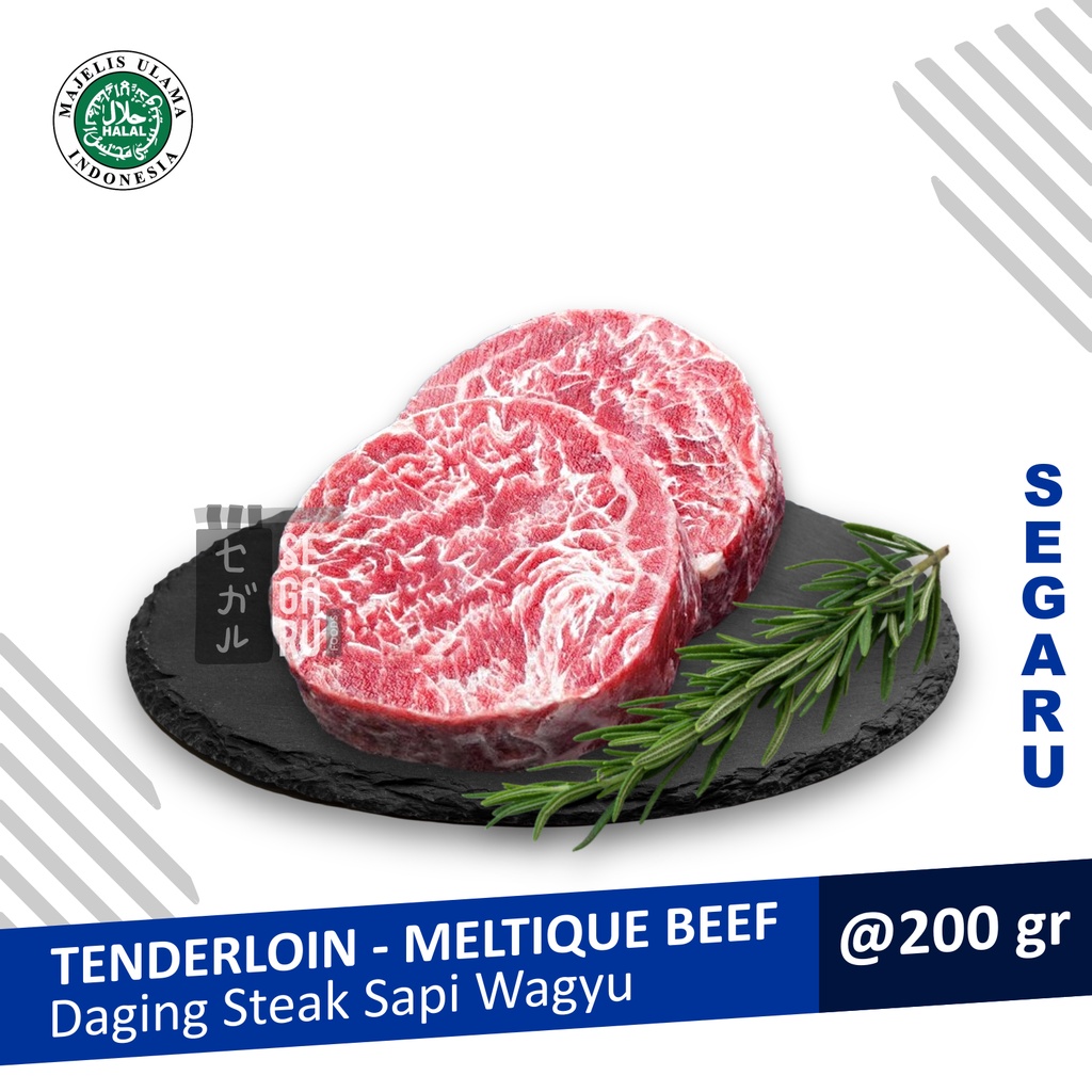 Tenderloin Steak Wagyu Meltique | Tenderloin Beef Steak Meltik 200 gram