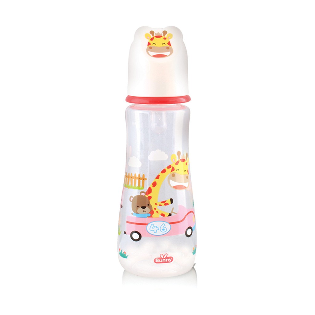 Botol Susu Bayi - Bunny Gigl Bottle Botol Susu With Printed Hood 250 ML