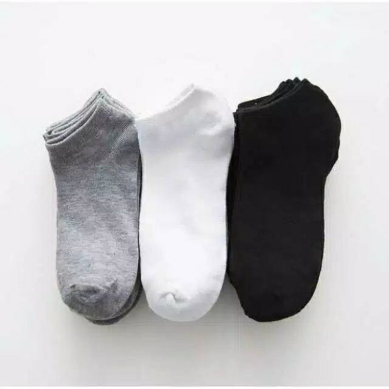 kaos kaki pendek polos ankle socks spandex kaos kaki cewek cowok kaos kaki