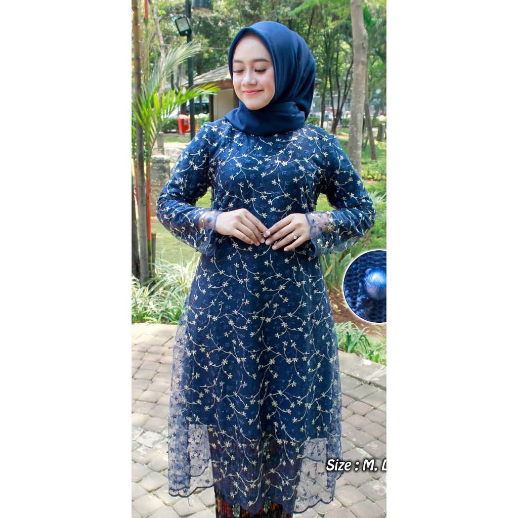atasan kebaya tille tunik tika