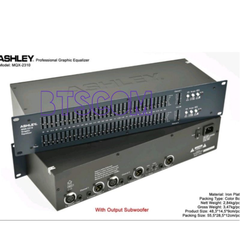 EQUALIZER ASHLEY MQX2310 ORIGINAL ASHLEY MQX 2310