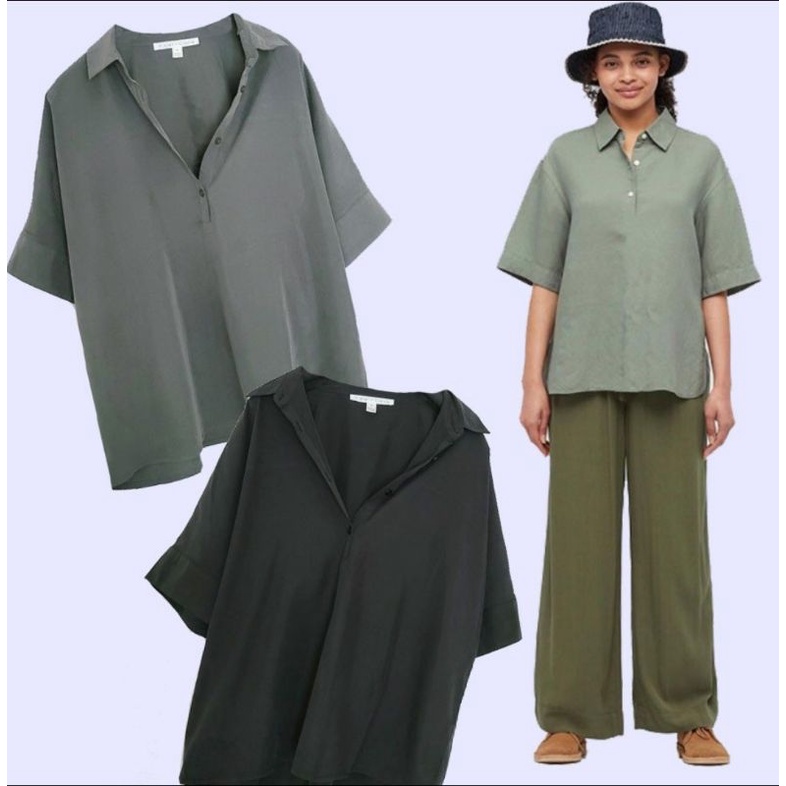 violet claire blouse (2 warna)