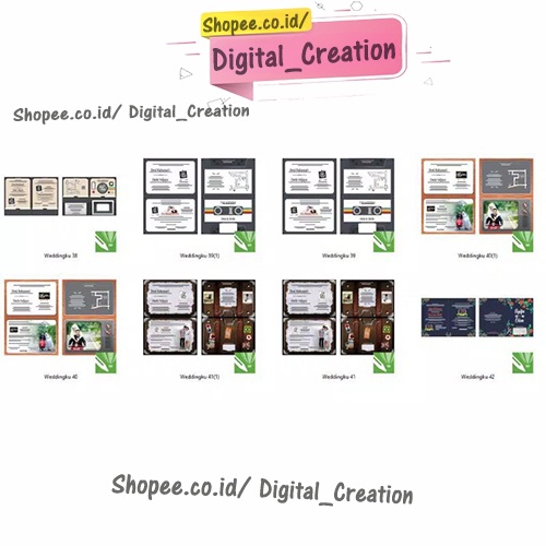 Paket All Template Desain Undangan Video Digital | Undangan Cetak | Tools Percetakan | Kualitas Premium Untuk Semua Event