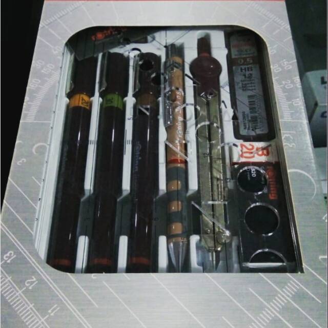 

1 set rapido rotring 0,2 0,3 & 0,5