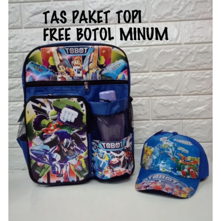 RANSEL KARAKTER ANAK BATMAN FROZEN TAYO TOBOT