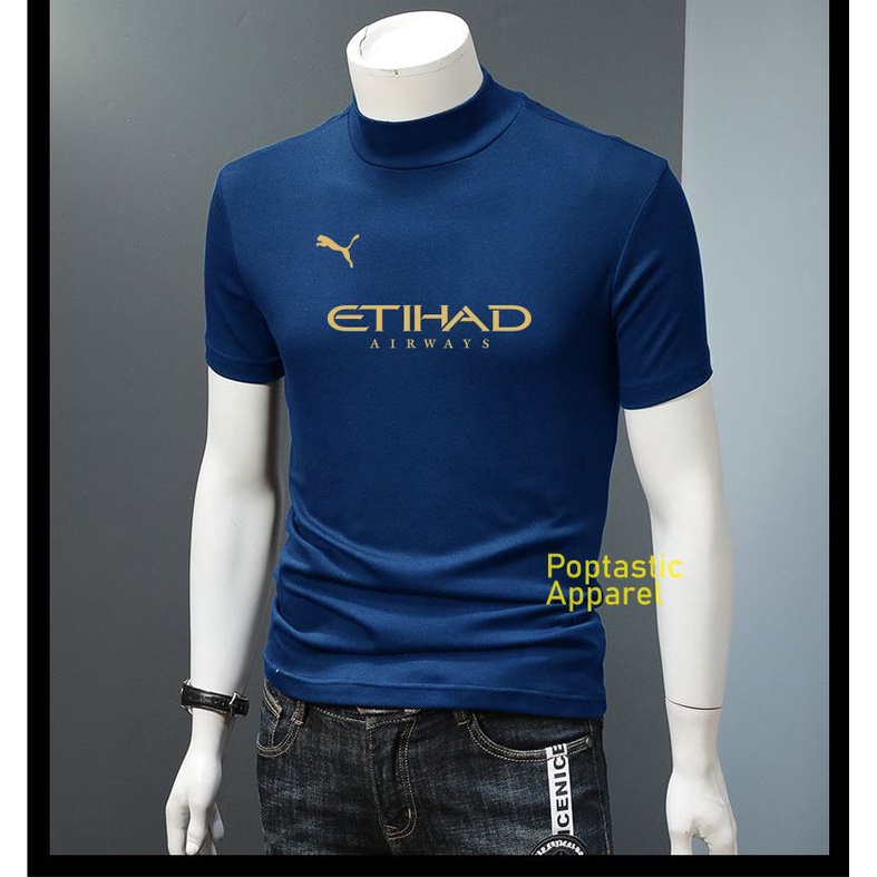 ETIHAD - Kaos Manset Base Layer Pria Tangan Pendek Gowes speda Gym