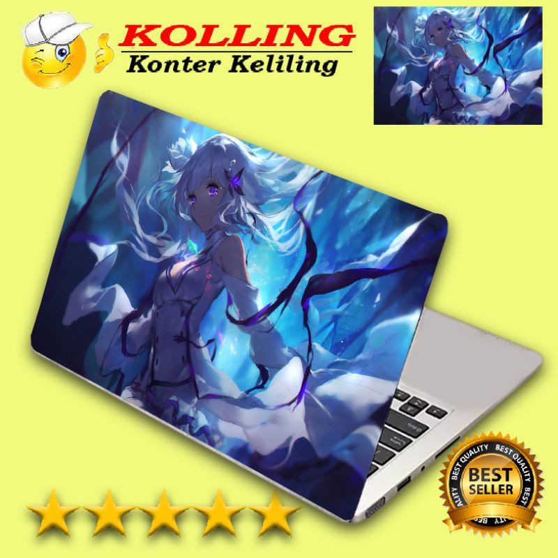 Garskin Laptop logo rezero 17 Skin Laptop Stiker Laptop