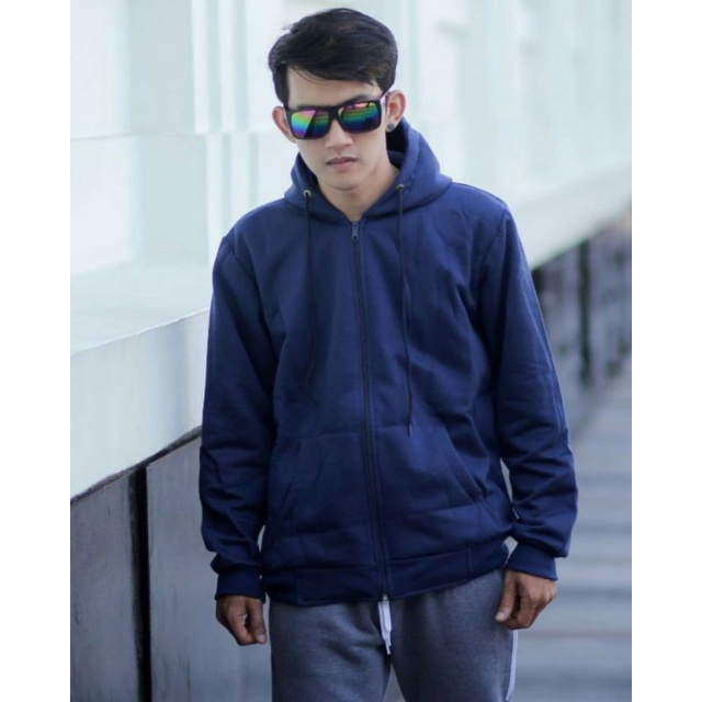 OVERSIZE ZIPPER HOODIE-ZIPPER HOODIE JAKET XL XXL XXXL JUMBO BIG SIZE BAHAN FLEECE KOREAN STYLE