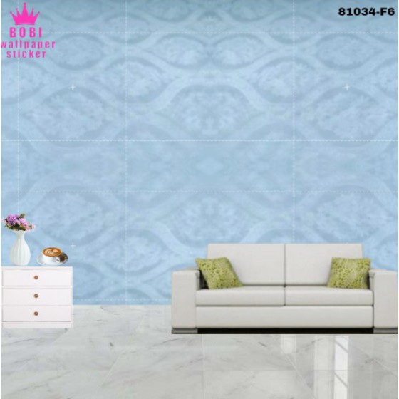 Wallpaper Dinding Sticker 81034-F6 / Wallpaper Sticker PVC Uk. 9mx45cm