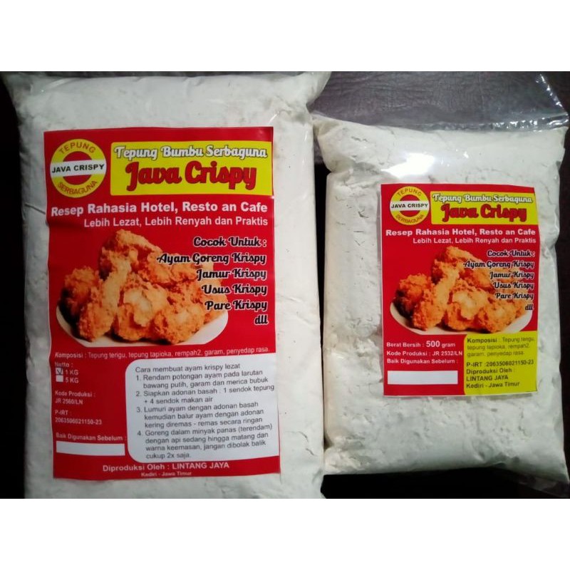 

[PROMO] TEPUNG KRISPY tepung bumbu serbaguna siap pakai 1kg