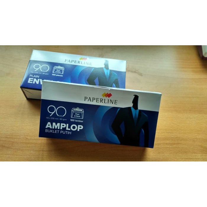 Amplop putih polos 90 Paperline 110mm x 230mm ( PAK )