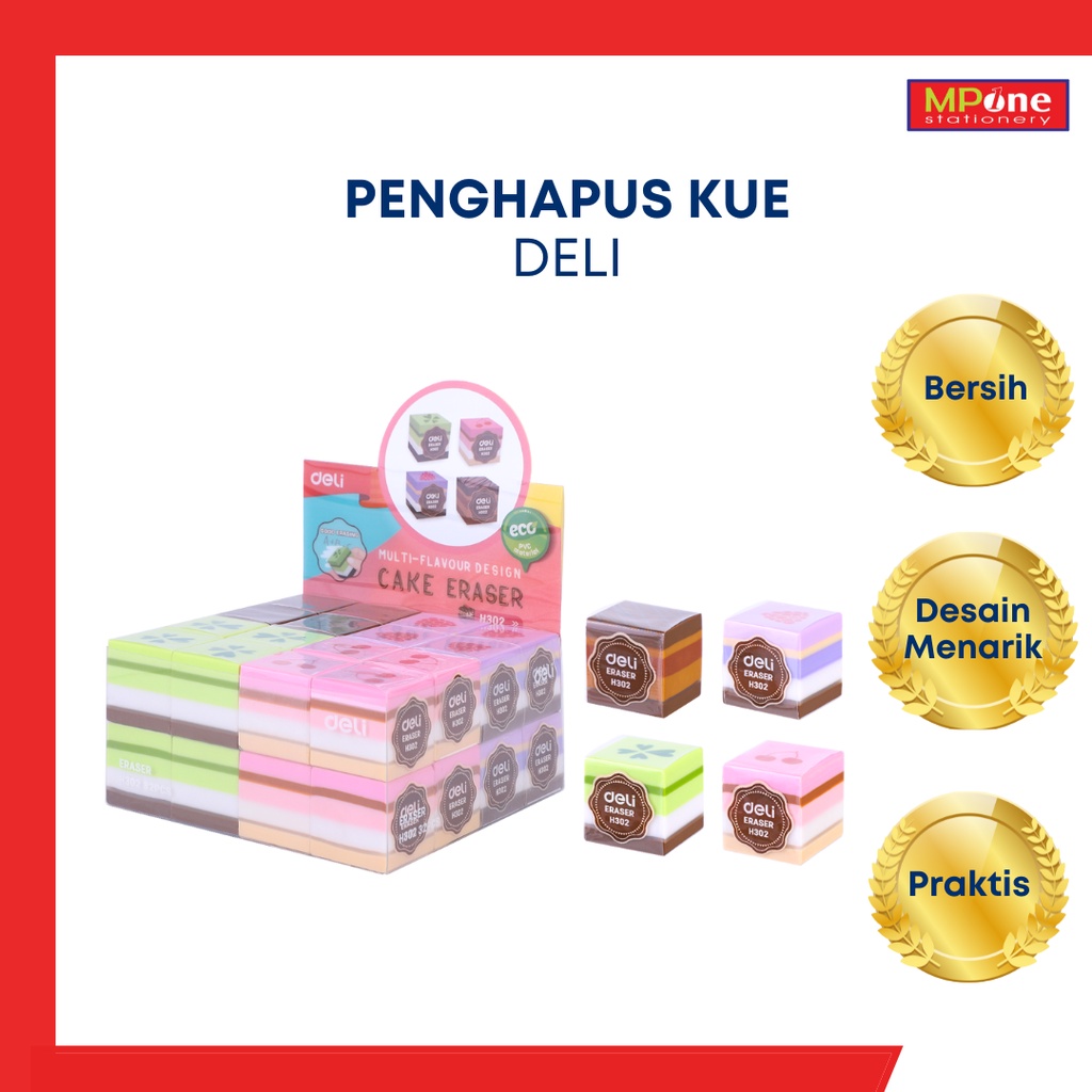 

(1 PCS) Penghapus Kue / Penghapus Karet Deli / Penghapus Lucu