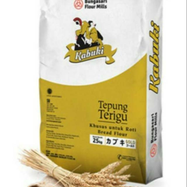 

tepung kabuki gold 500gr TEPUNG TERIGU KABUKI GOLD