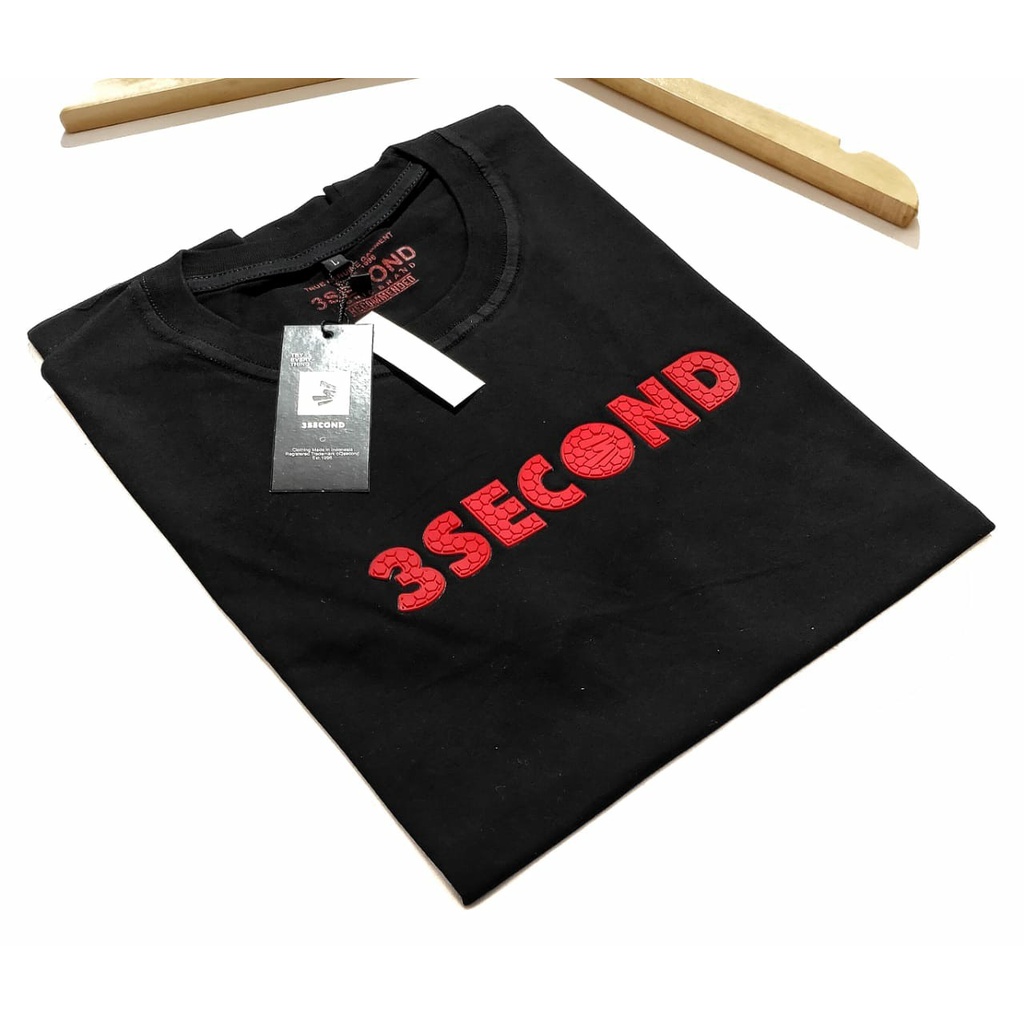 T-shirt 3SECOND FLOKING I Kaos 3SECOND FLOKINGl Premium Quality