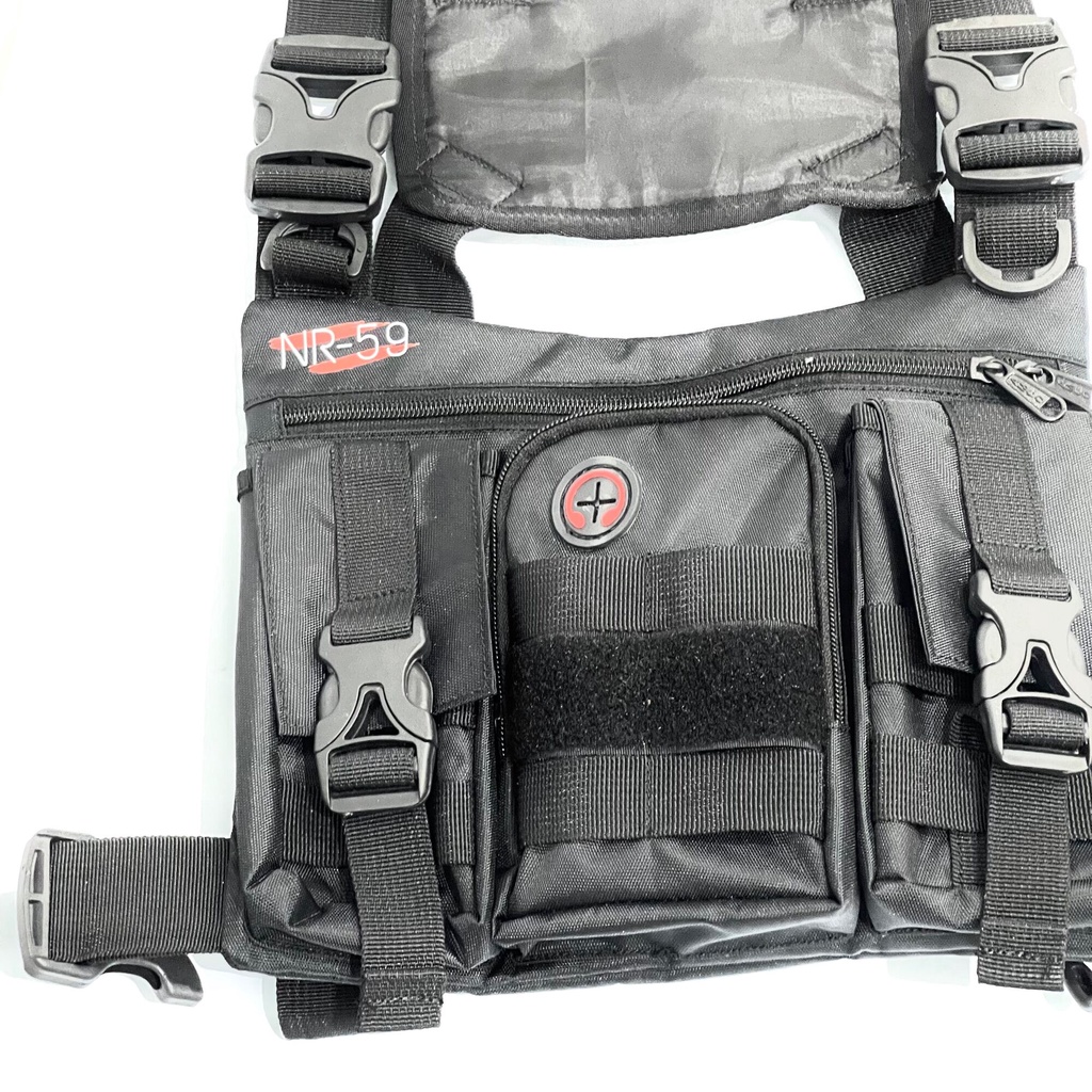 CHEST RIG BAG TAS DADA PRIA / TAS DADA POLISI ORIGINAL NR-59 MODEL TERBARU KEKINIAN 2022