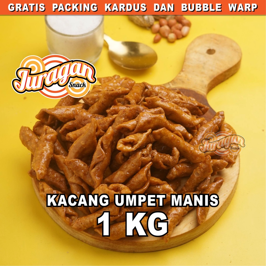 KACANG UMPET MANIS 1 KG snack kiloan makanan ringan jajanan cemilan camilan manis gurih murah