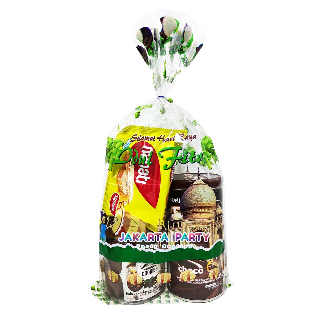 plastik bingkisan lebaran / plastik snack Idul Fitri / Opp Lebaran