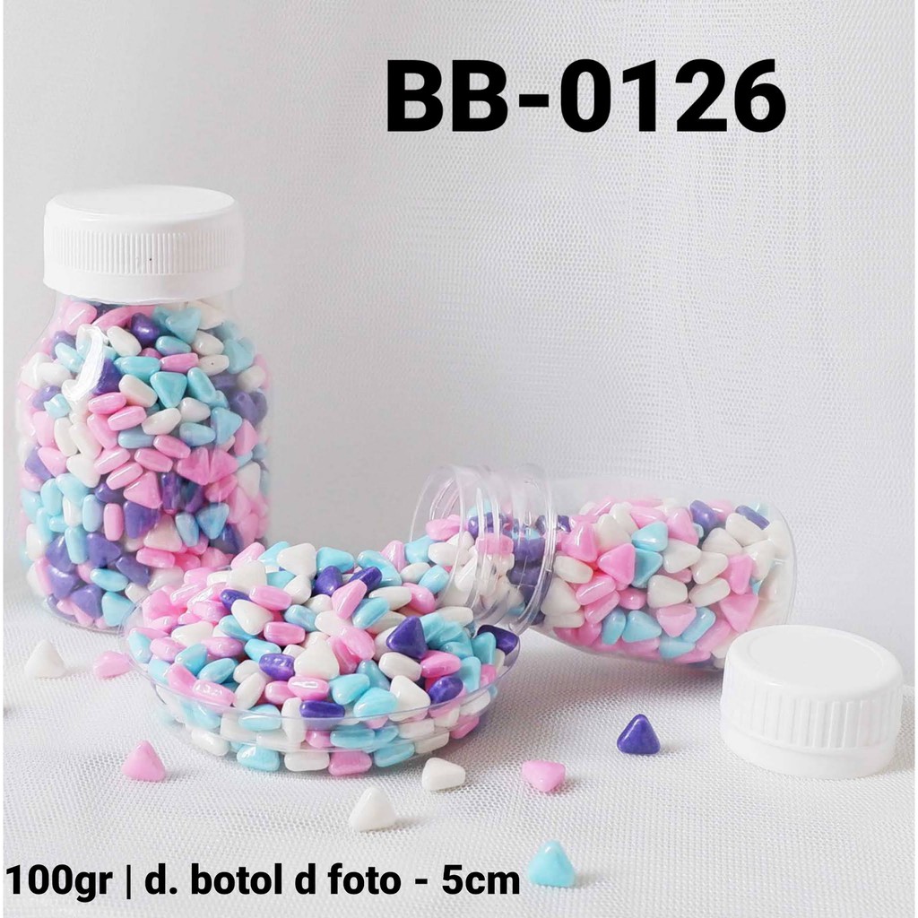 

BB-0126 Sprinkles sprinkle sprinkel 100gr 100 gram segitiga pink biru yamama baking grosir murah sprinkles cake dekorasi mutiara trimit decoration story sprinklestory sprinklesstory sprinkle story yamama baking