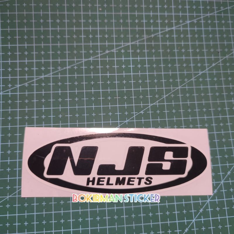 STICKER HELM NJS CUTTING