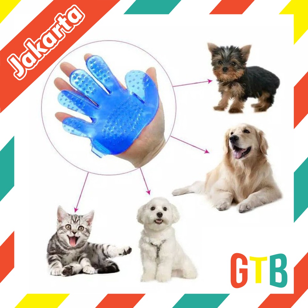 ❤️GTB❤️ SISIR KARET TAPAK TANGAN / sisir kucing / sisir anjing / sikat mandi / sisir mandi kucing anjing R592