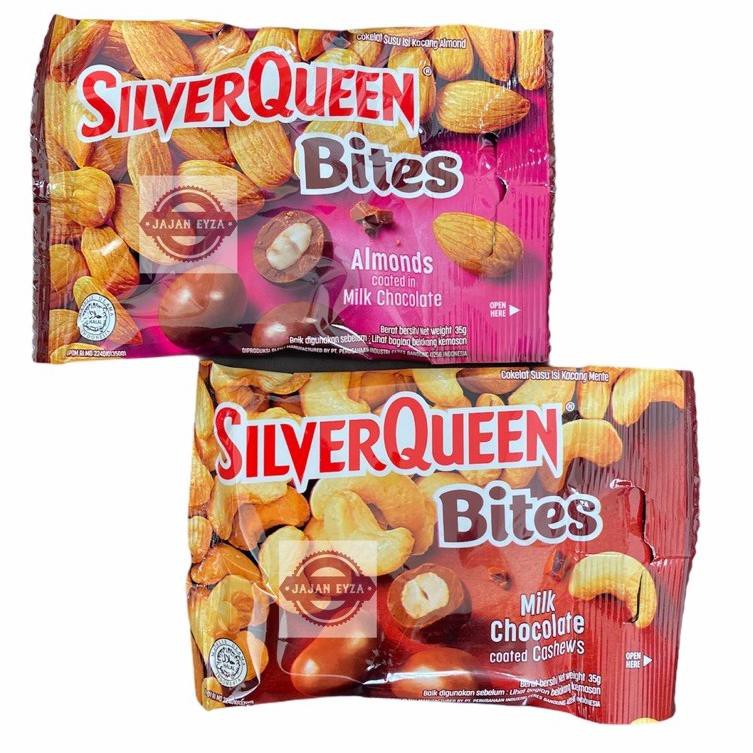 

『MPD』 SILVERQUEEN BITES 35gr / SQ BITES ALMOND / SQ BITES CASHEW / SILVER QUEEN / COKLAT SILVERQUEE