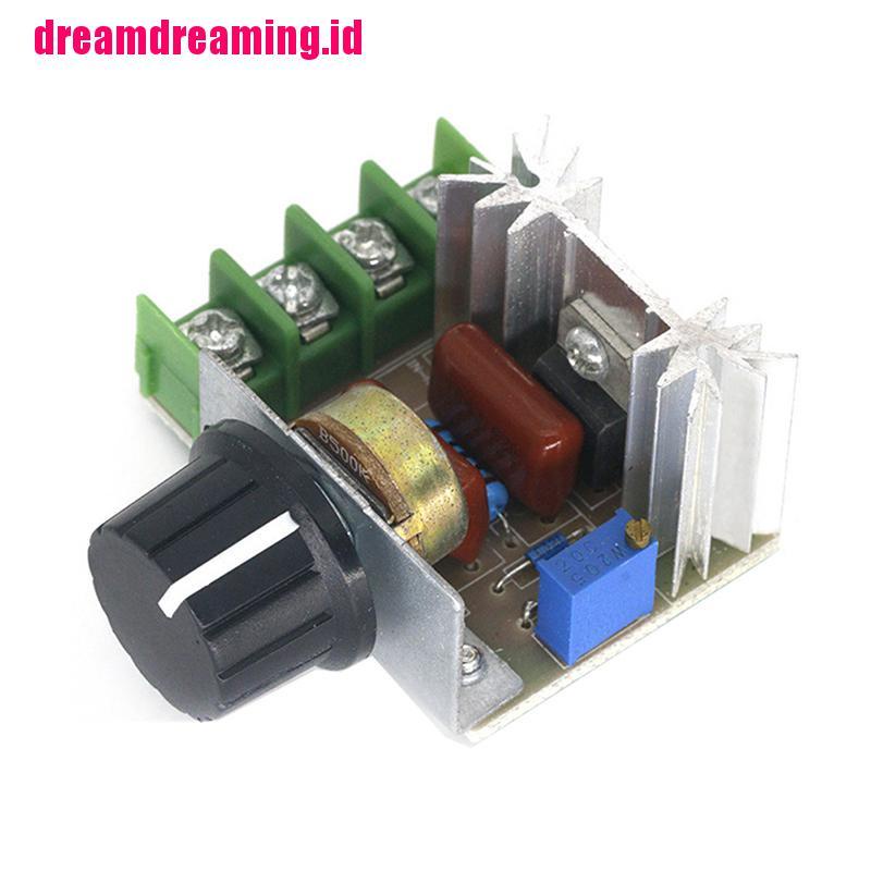 / Dreamdreaming / 220V 2000W Regulator Tegangan Dimmers Motor Speed Controller