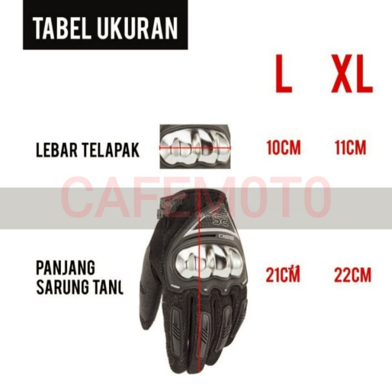Axio gloves Ax01 - Sarung Tangan Axio AX-01 Touch Screen Jari Telunjuk layar sentuh model Mc44 scoyco