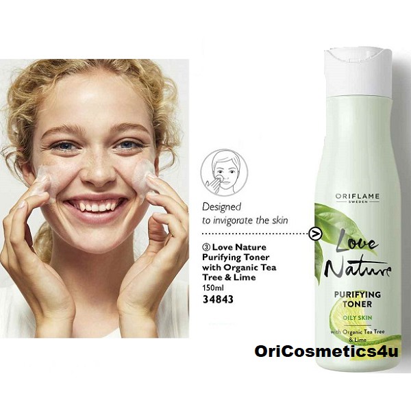love nature toner oriflame