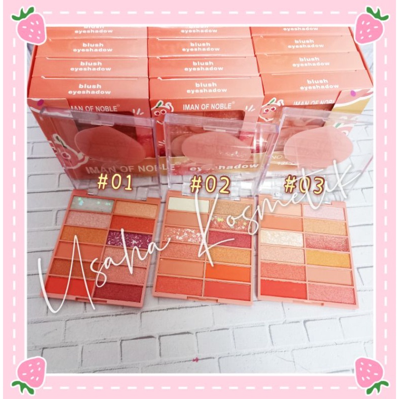 PROMO ECER!! EYESHADOW IMAN OF NOBLE JUST PEACH BEST SELLER 6661-12