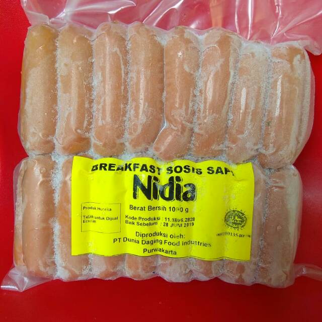 

Sosis Nidia isi 50pcs