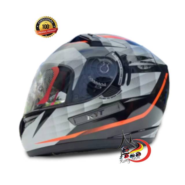 HELM/KYT/HELM KYT K2 RIDER DIAMOND WHITE/HELM KYT FULL FACE TERLARIS