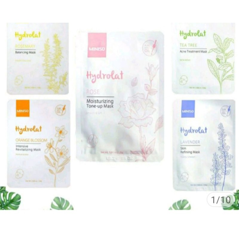 Heet Mask Hydrolat Sheet Mask - Miniso