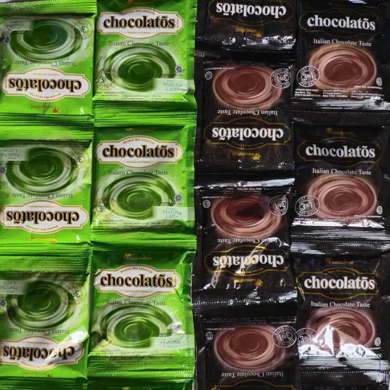 

Chocolatos Drink coklat dan matcha isi 10 pcs