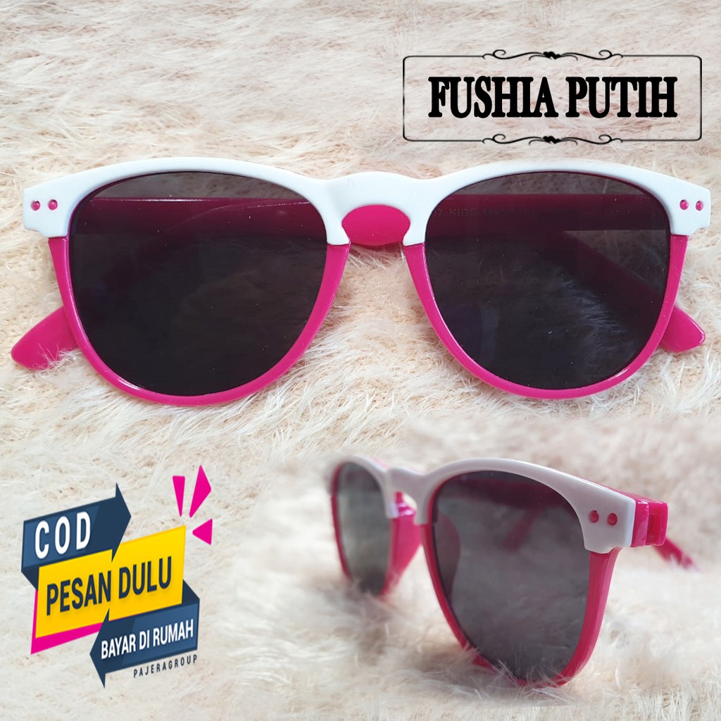 COD Kacamata Hitam Anak Perempuan Laki Kacamata Fashion Anak Sunglasses Kids Style Terbaru