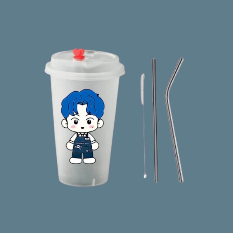 Reusable Cup NCT DREAM karakter 7DREAM botol minum nct