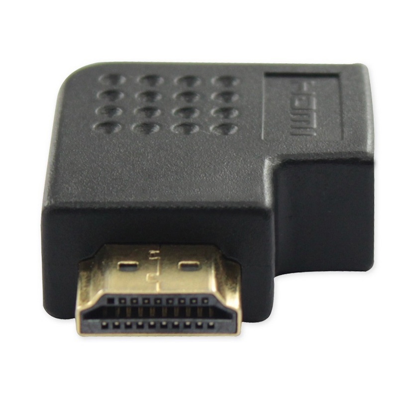 L Shape HDMI Converter Male to Female - Black