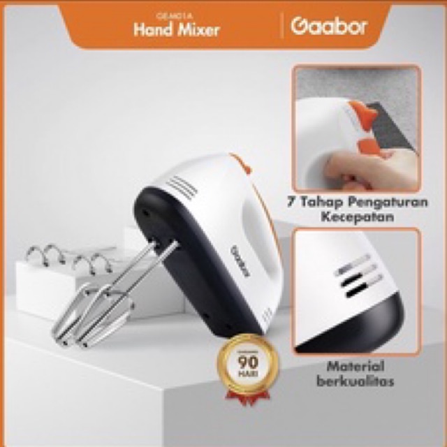 Gaabor hand mixer 100 watt pengocok telur