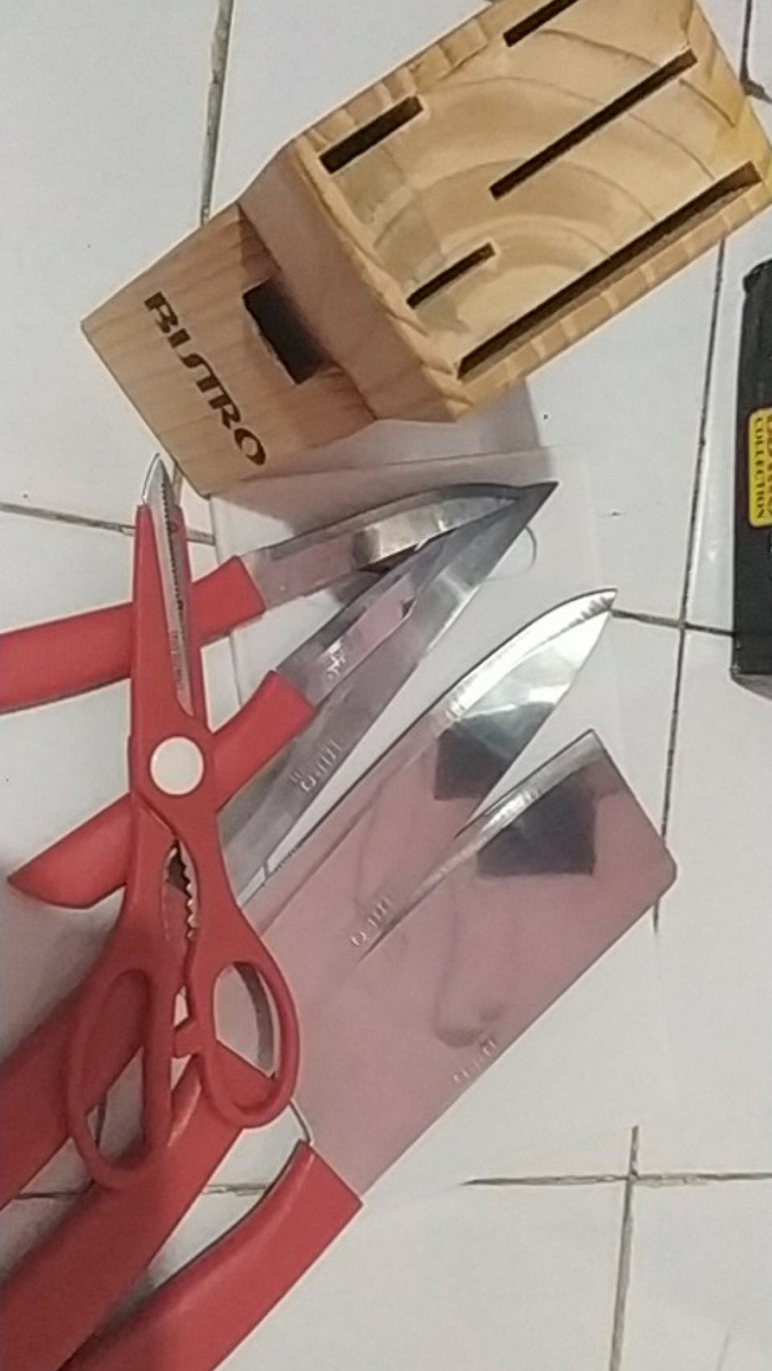 Pisau Set Warna Bistro Bo 1318