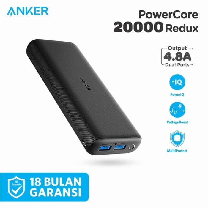 Powerbank Anker Powercore 20000 Redux - A1262