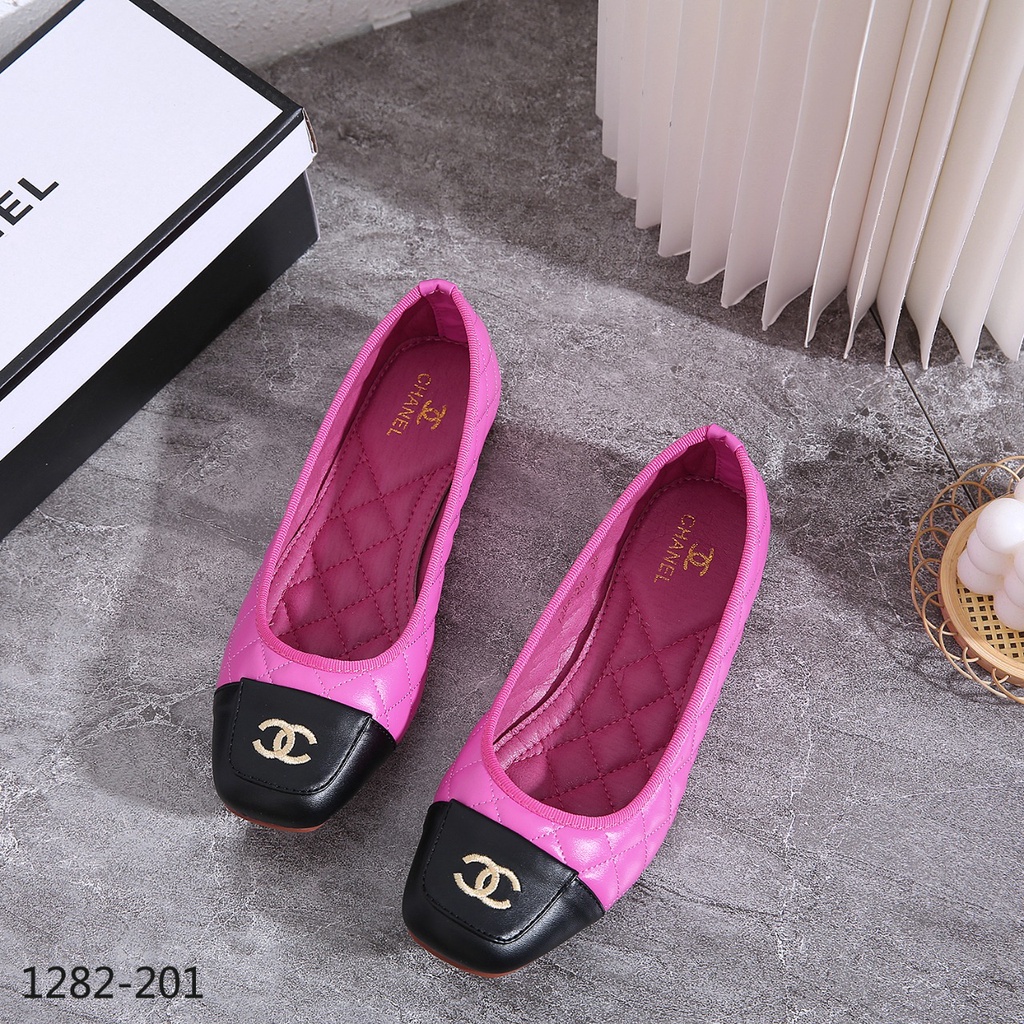 CH CC Logo Flat Shoes 1282-201