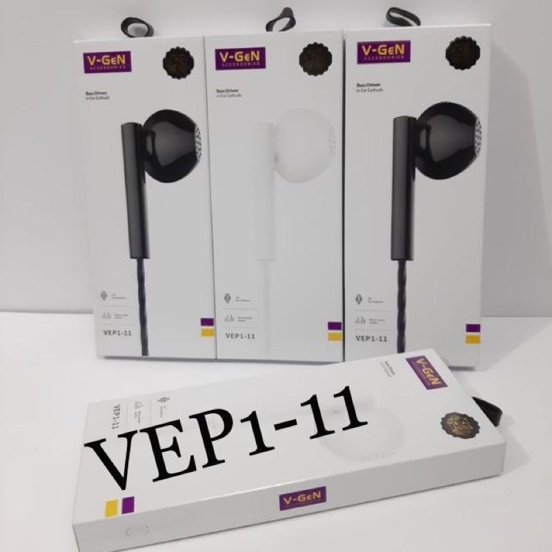 PROMO HANDSFREE VGEN VEP1-11 ORIGINAL STYLISH CLEAR AUDIO