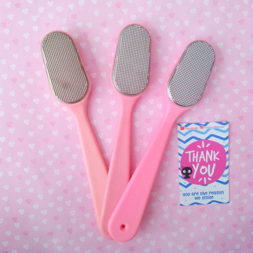 STEEL PEDICURE FILE OVAL PINK / GLTR PINK