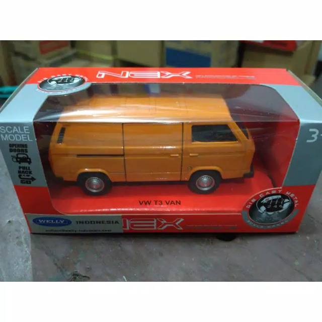 Diecast Welly Nex 1/36 VW T3 Van kunyit