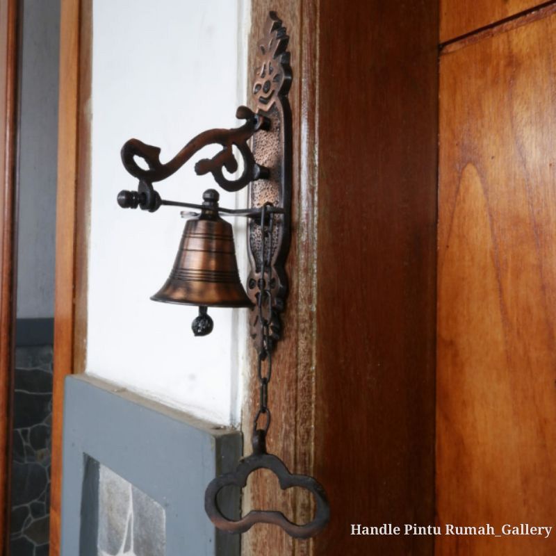 Bel Pintu Bel Pintu Rumah Bel Lonceng Bel Pintu Pagar isi 1 Antik Warna Vintage - Bel Kuningan - Lon